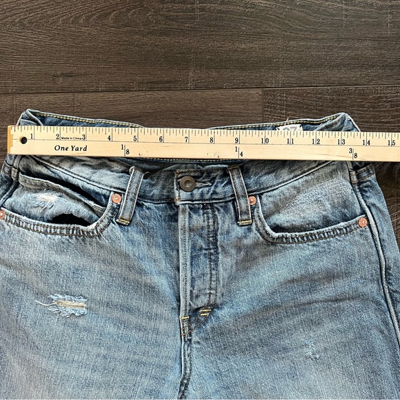 Free People Pioneer Straight Jeans in Washed Denim - Picture 6 of 13